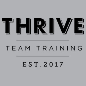 Black Thrive Team Training EST 2017 - Womens Sunday Singlet Design