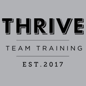 Black Thrive Team Training EST 2017 - Womens Premium Crew Design