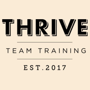 Black Thrive Team Training EST 2017 - Drawstring Backpack Design