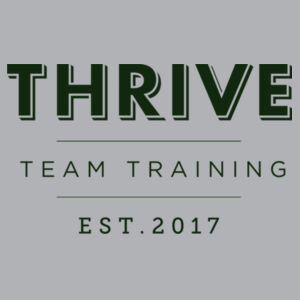 Green Thrive Team Training EST 2017 - Womens Premium Crew Design